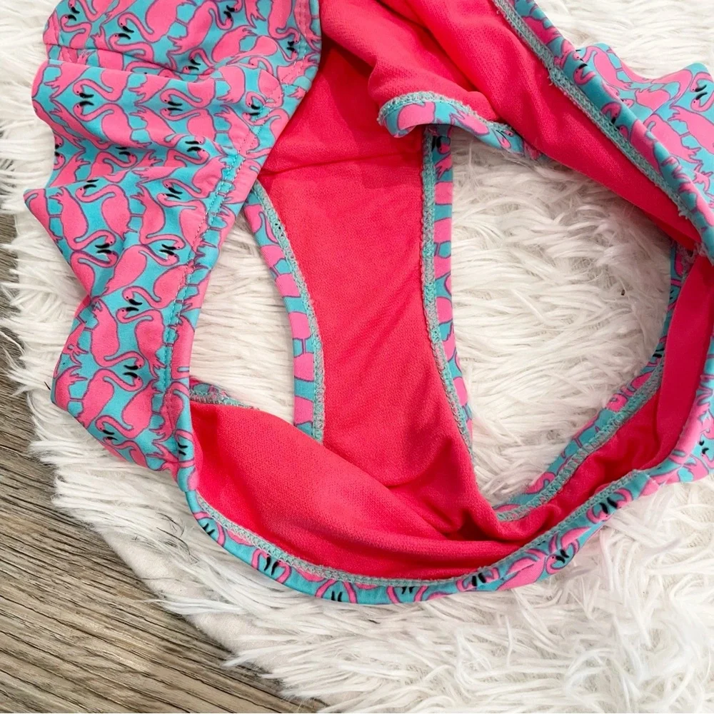 Urban Sea Bikini Bottom Flamingo Ruffle Small Swim